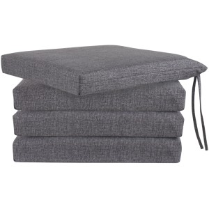 Pila di cuscini per sedie e mobili da giardino t.b.t. grigi.