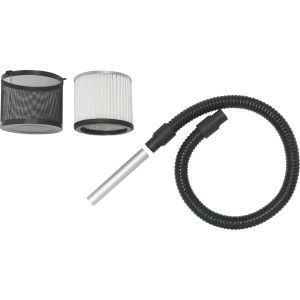 Accessori per aspiracenere: filtro, setaccio, tubo di aspirazione e tubo flessibile per AS-20/1200 A.