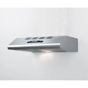 Cappa a incasso t.b.t. in acciaio inox.