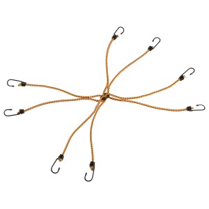 Ragno portabagagli a 8 bracci con ganci in metallo, 80 cm, per fissare i carichi in auto.