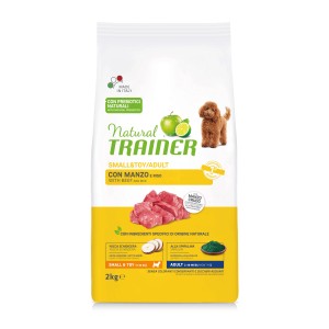 Natural Trainer cibo secco per cani, manzo e riso, 2kg.