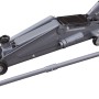 Cric a carrello grigio RWH-2500 B con portata 2,5 t e leva per riparazione e manutenzione auto.