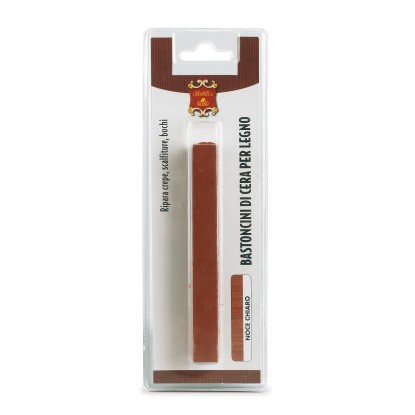 Bastoncini di cera noce chiaro blister