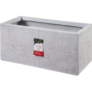 Fioriera da esterno rettangolare grigia t.b.t.