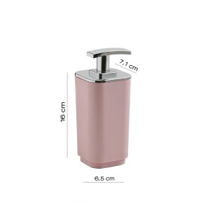 Dosasapone bagno Seventy in resine termoplastiche rosa matt