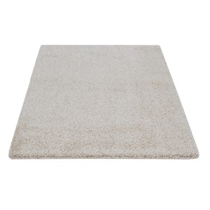 Tappeto a pelo lungo beige