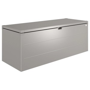 Box universale grigia t.b.t. per lo stoccaggio interno ed esterno.