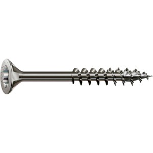 Vite universale Spax 5x60 mm con testa svasata e attacco T-Star plus, adatta per legno, plastica e cemento.