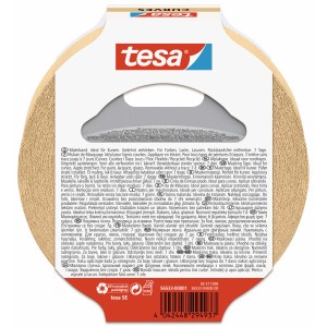 Tesa Curves nastro adesivo per curve precise, estensibile, rimovibile fino a 7 giorni.