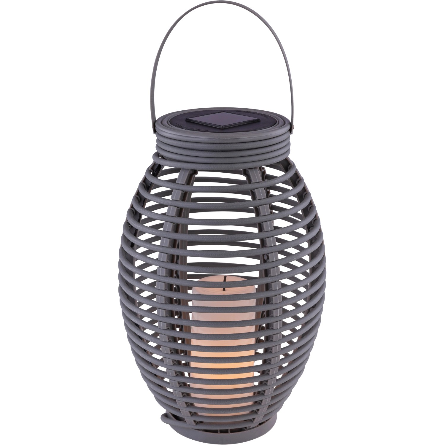 Catena Luminosa Solare Spetebo Con 10 Lanterne Effetto Rattan - 4,5 Metri, LED Bianco Caldo Per Giardino E Terrazza - 5