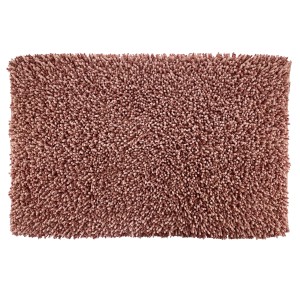 Tappeto da bagno t.b.t. rosa con texture soffice.