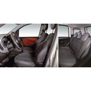 Accessori interni auto: Coprisedili auto a quadri.