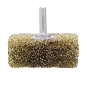 Spazzola per struttura legno LUX, 80 mm, con setole in ottone per strutturare il legno.