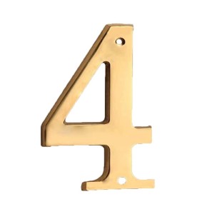 Numero civico acciaio 4