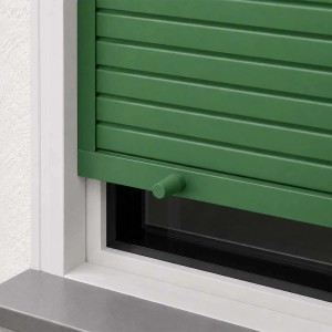 Tappi d`arresto tapparelle nylon conici set 4 pezzi Ø 40 mm verde