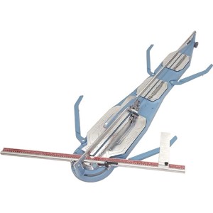 Tagliapiastrelle azzurra per tagli precisi.