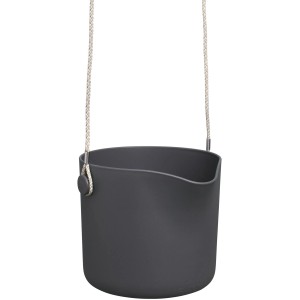 Vaso per fiori Elho B.For Swing antracite Ø 18 cm con sospensione.