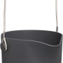 Vaso per fiori Elho B.For Swing antracite Ø 18 cm con sospensione.