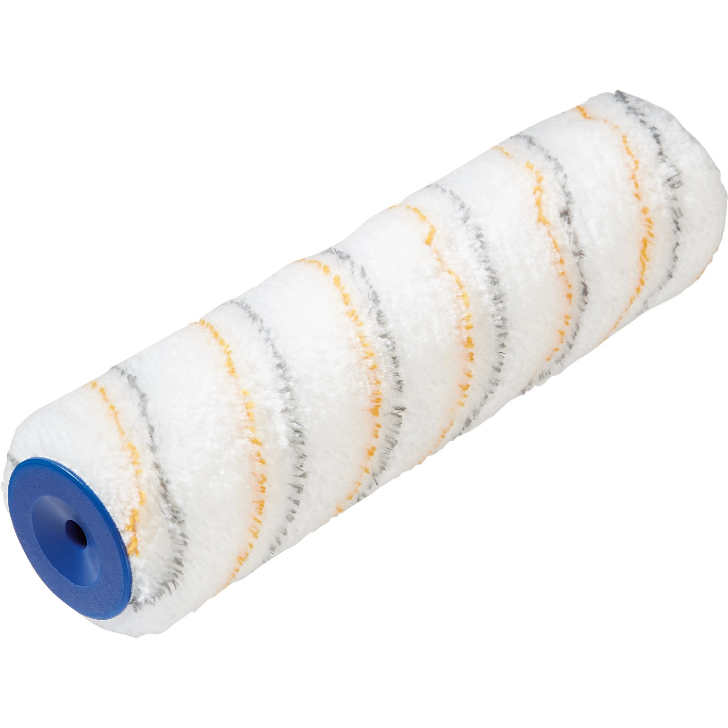Rullo per pittura LUX 25cm, Polymix, a righe oro e grigio, per superfici lisce.