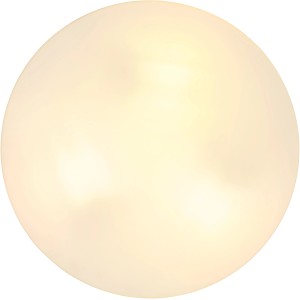 Globo lampada da esterno a 3 luci, nero opaco, Ø 30cm. Plafoniera rotonda per esterni.