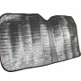 Parasole auto argentato per parabrezza, accessorio interno auto.