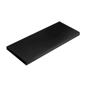 Mensola in legno nera t.b.t. per sistemi di scaffalatura Ripiani in legno.