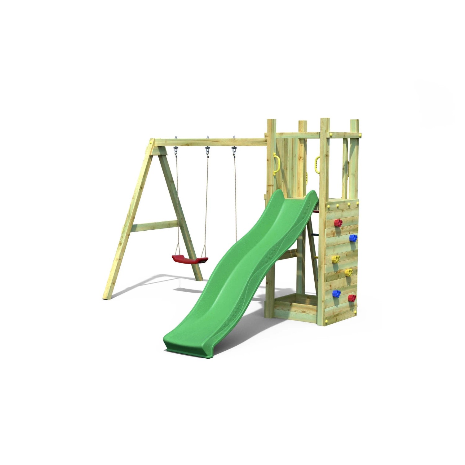Gioco da giardino Funny con scivolo e altalene 345x284xh210 cm_2