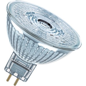 Lampadina LED Osram GU5.3, 3.4 W, bianco caldo, 230 lm. Lampada LED dimmerabile per zone giorno.