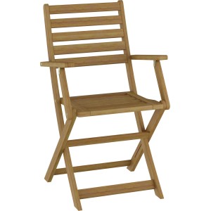 Sedia da giardino pieghevole in legno t.b.t.