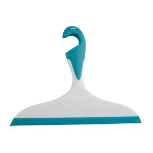 Wenko tergivetro doccia Loano azzurro con gancio per bagno e doccia.