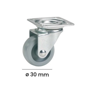 Rotella manovrabile per mobili Ø 30 mm