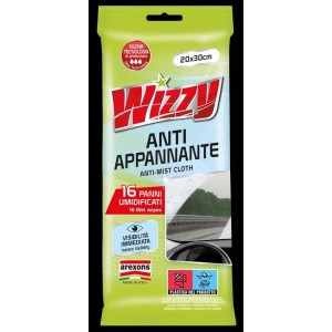Salviette umidificate Wizzy antiappannanti auto 16 pz