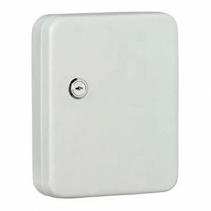 Armadietto portachiavi Burg Wächter Favor KC 20, grigio chiaro, con serratura e 20 ganci.