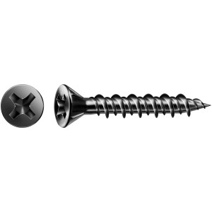 Vite per cartongesso Gix Tipo C, 3,9x30mm, 500 pezzi, con testa fresata e impronta a croce