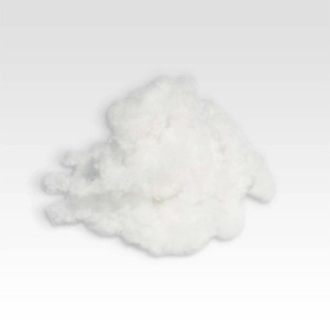 Ovatta di riempimento per cuscini, imbottitura bianca.