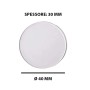 t.b.t. Accessorio per lavatrice, forma rotonda, diametro 40 mm, spessore 30 mm.