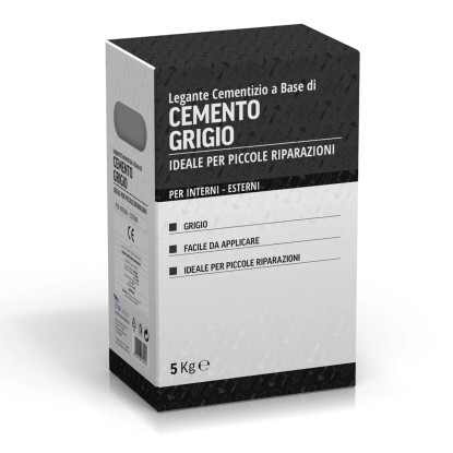 Cemento polvere Grigio per interno ed esterno 2 Kg