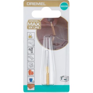 Fresa Dremel 9901DM Max in carburo di tungsteno per miniutensili in blister.