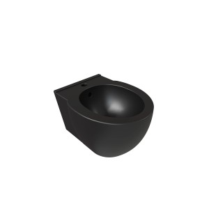 Bidet t.b.t. nero da parete.