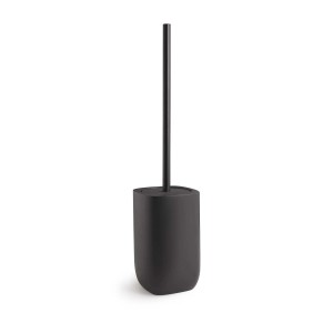 Scopino bagno Ylenia in resina nero matt