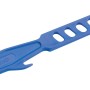 Agitatore blu LUX Classic, 28 cm, in plastica con manico per secchio di vernice.