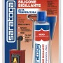 Sigillante siliconico Saratoga, alta temperatura, nero.