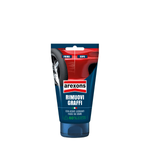 Tubetto di rimozione graffi Arexons per la cura dell'auto.