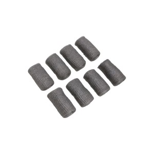 LUX Lana d'acciaio Grana 1, abrasivo per legno e metallo, 10 pezzi