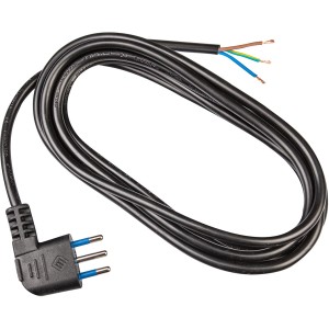 Prolunga t.b.t. nera con spina e estremità aperte.