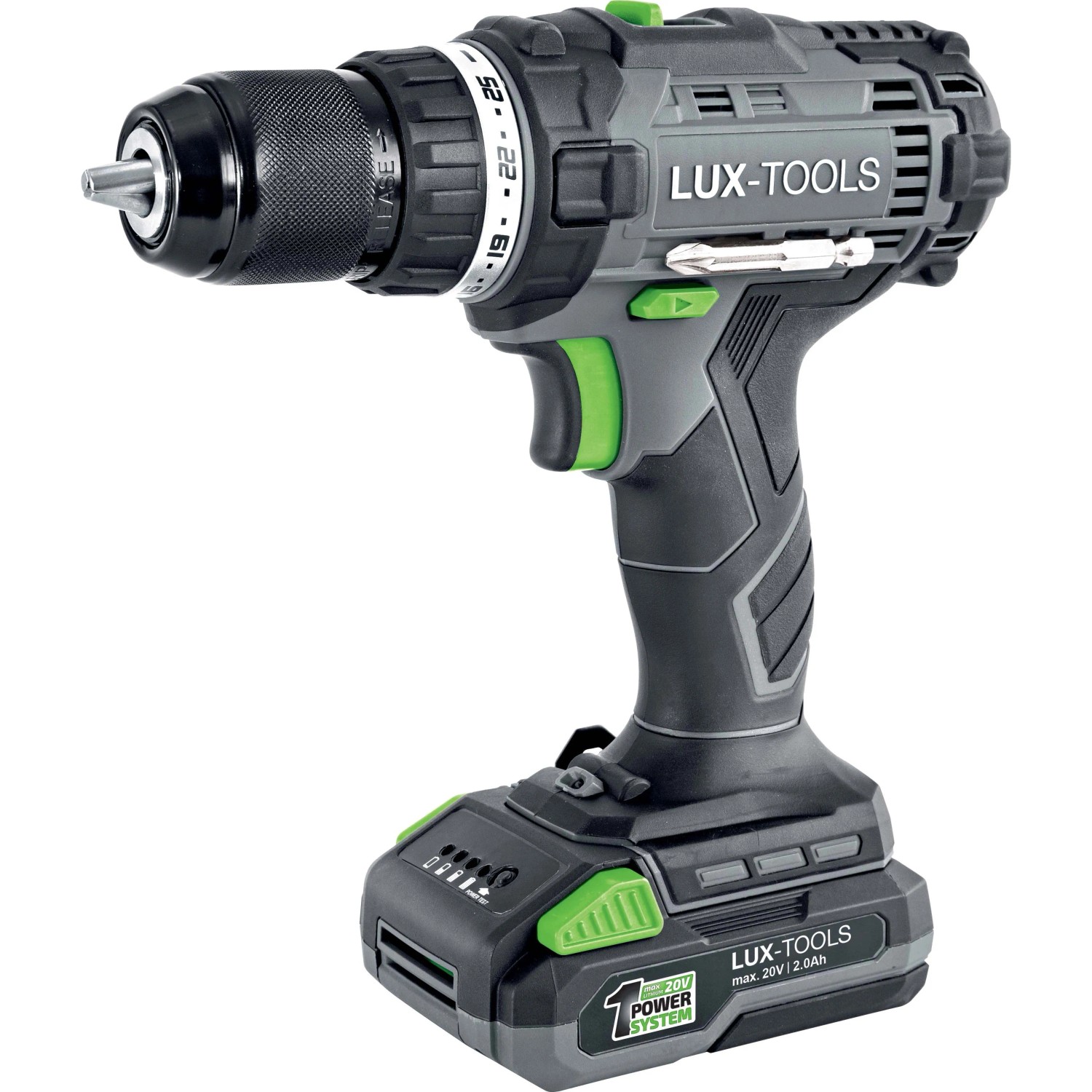 Trapano avvitatore a batteria LUX 20V 2Ah_2