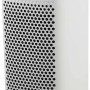 Purificatore d'aria bianco con coperchio nero per aria pulita in casa.