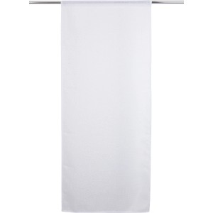 Tenda in tessuto bianca e opaca, ideale per gli spazi abitativi.