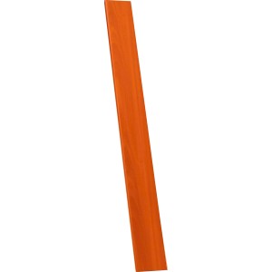 Pannello arancione per porta a soffietto.