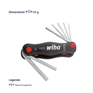 Chiavi a brugola tascabile PocketStar 7 in 1